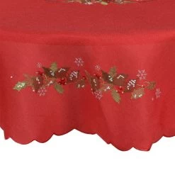 Holly Leaf Fabric Tablecloths / Napkins Xmas Decoration -Christmas Decoration Shop 01d1166a 574c 49d0 ba27 b28a31fd827f