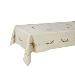 Holly Leaf Fabric Tablecloths / Napkins Xmas Decoration -Christmas Decoration Shop 069259e6 fc8c 4811 a69c 28fbfab943cf