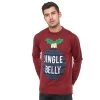 Mens Christmas Jumper Jingle Belly Tree Bauble Burgundy Fun -Christmas Decoration Shop 08bcb443 16fe 4d34 b7bd e8d84da9f914