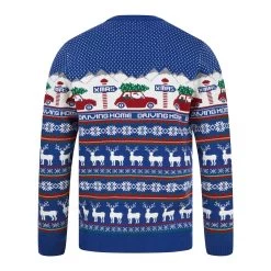 Mens Driving Home Fair Isle Style Christmas Jumper -Christmas Decoration Shop 1A189551F 2.opt