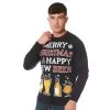 Mens Christmas Jumper Merry Christmas & A Happy New Beer -Christmas Decoration Shop 1 29427.1592469609.1100.1100