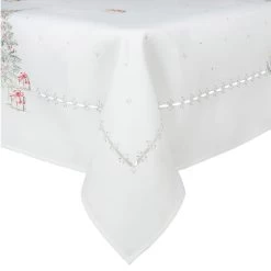 Christmas Tree Fabric Tablecloths / Napkins Xmas Decoration