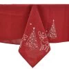 Christmas Reindeer Tablecloths Napkins Diamante Grey Red -Christmas Decoration Shop 1 90832.1592468788.1100.1100