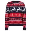 Womens Traditional Reindeer Christmas Jumper -Christmas Decoration Shop 3A190161A 1.opt