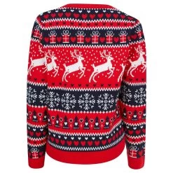Womens Traditional Reindeer Christmas Jumper 12 Womens Traditional Reindeer Christmas Jumper -Christmas Decoration Shop 3A190161F 2.opt