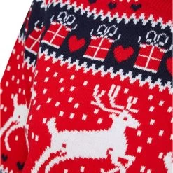 Womens Traditional Reindeer Christmas Jumper 13 Womens Traditional Reindeer Christmas Jumper -Christmas Decoration Shop 3A190161F 3.opt