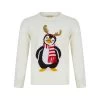 Kids Sequin Reindeer Penguin Christmas Jumper -Christmas Decoration Shop 4A190261A 1.opt