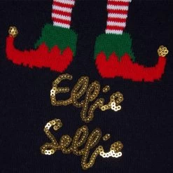 Kids Elfie Selfie Christmas Jumper 7 Kids Elfie Selfie Christmas Jumper -Christmas Decoration Shop 4A190281A 3.opt