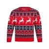 Kids Reindeer Traditional Pattern Christmas Jumper -Christmas Decoration Shop 4A190311A 1.opt