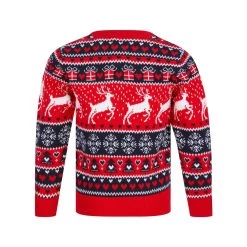 Kids Reindeer Traditional Pattern Christmas Jumper -Christmas Decoration Shop 4A190311A 2.opt
