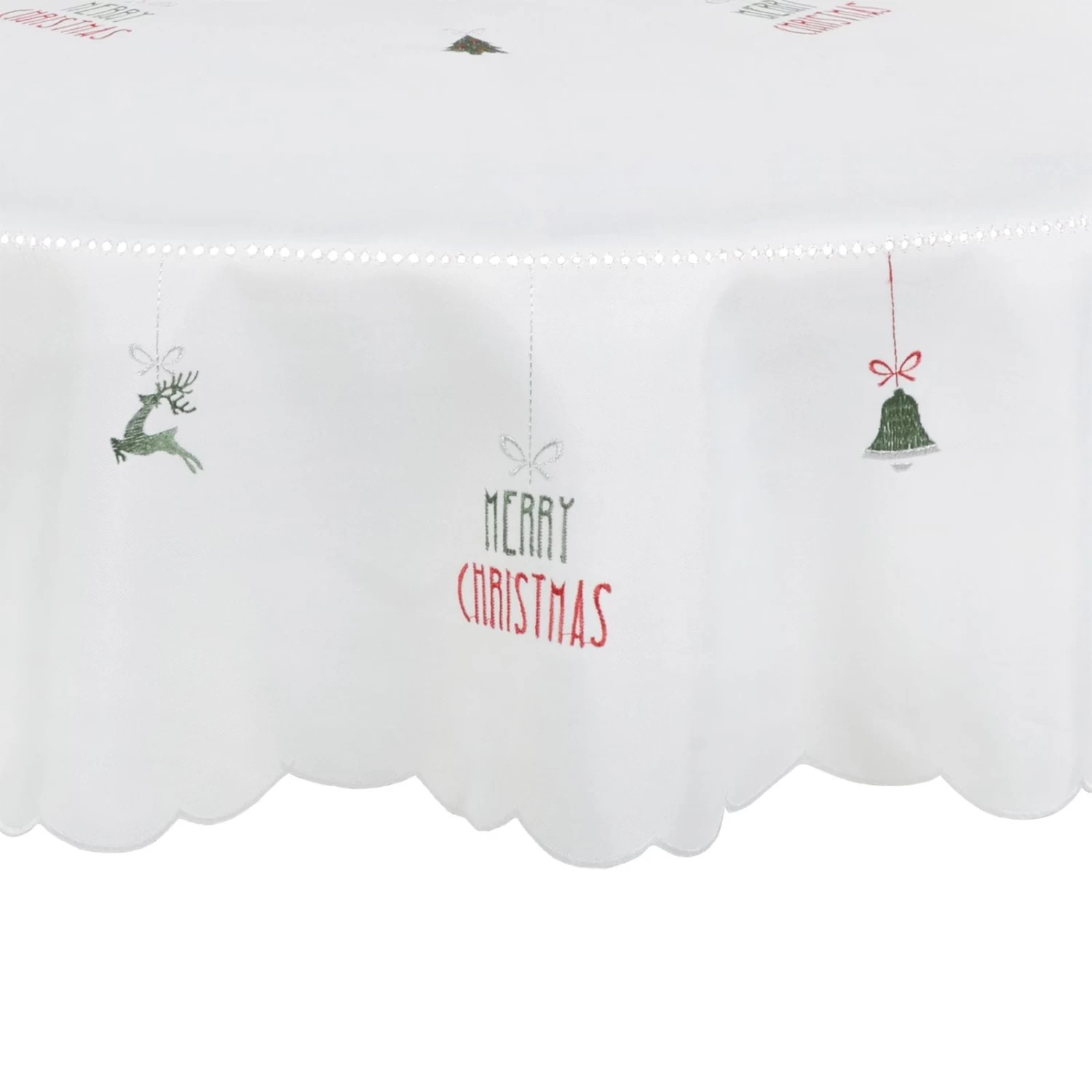 Merry Christmas Fabric Tablecloths / Napkins Xmas Decoration 5 Merry Christmas Fabric Tablecloths / Napkins Xmas Decoration - Image 3