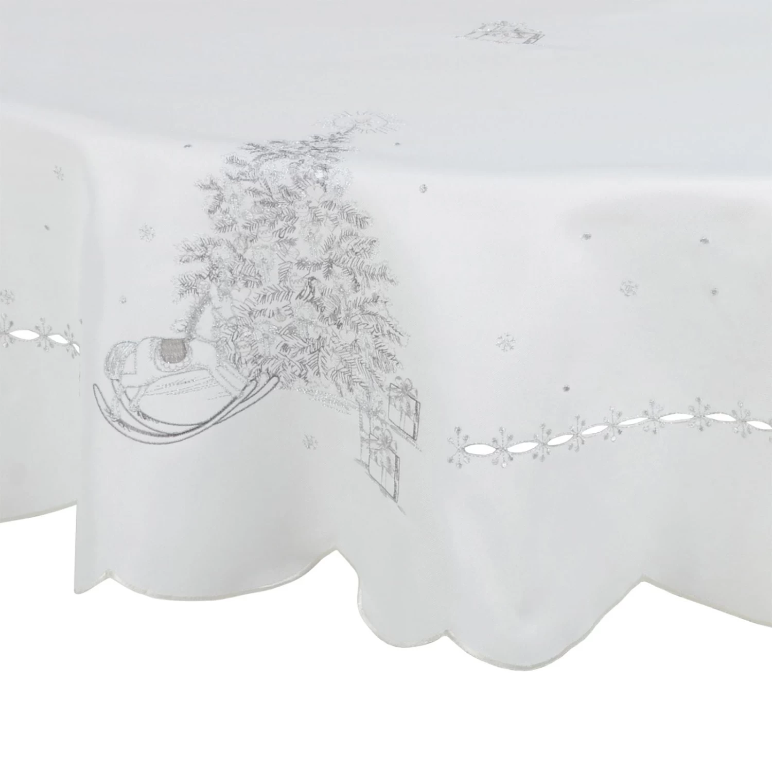 Christmas Tree Fabric Tablecloths / Napkins Xmas Decoration 7 Christmas Tree Fabric Tablecloths / Napkins Xmas Decoration - Image 5