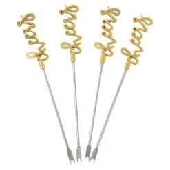 Set Of 4 Stainless Steel Picks Party Food Cocktail Olives 13 Set Of 4 Stainless Steel Picks Party Food Cocktail Olives -Christmas Decoration Shop 665481 source 1544695311