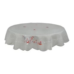 Grey Merry Christmas Fabric Tablecloths / Napkins Xmas Decoration -Christmas Decoration Shop 6fc3de9d 02ba 4709 8fc6 10bca6508120