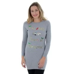 Womens Novelty Calories Don't Count At Christmas Tunic Jumper -Christmas Decoration Shop 9d69226b 11bc 4f7a b82a 3ba9f1f24f31