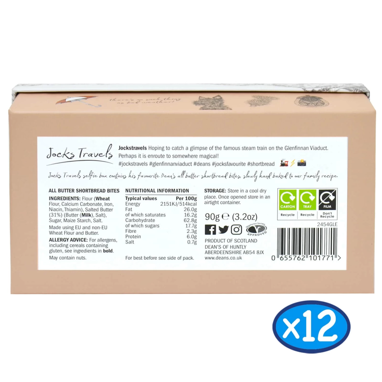 12 X 90g #Jockstravels All Butter Shortbread Rounds B/B 23 JUN 2023 8 12 X 90g #Jockstravels All Butter Shortbread Rounds B/B 23 JUN 2023 - Image 6