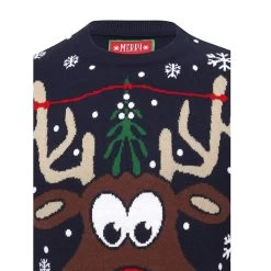 Mens Novelty Christmas Jumper Pucker Up Mistletoe Reindeer -Christmas Decoration Shop SRG1A13480 A E 1600 3 69528.1570022253.1100.1100