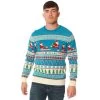 Mens Novelty Blue Christmas Jumper Santa Trees Presents Candy -Christmas Decoration Shop SRG1A14230 1 opt 80797.1601281625.1100.1100