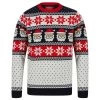 Mens Christmas Jumper Santa Snowflake Traditional -Christmas Decoration Shop SRG1A17078 F 1.opt