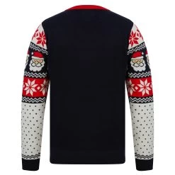 Mens Christmas Jumper Santa Snowflake Traditional -Christmas Decoration Shop SRG1A17078 F 2.opt