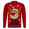 Mens Smiling Rudolph Reindeer Christmas Jumper -Christmas Decoration Shop SRG1A17079 F 1.opt