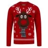 Mens Festive Scarf Rudolph Reindeer Christmas Jumper -Christmas Decoration Shop SRG1A17081 F 1.opt