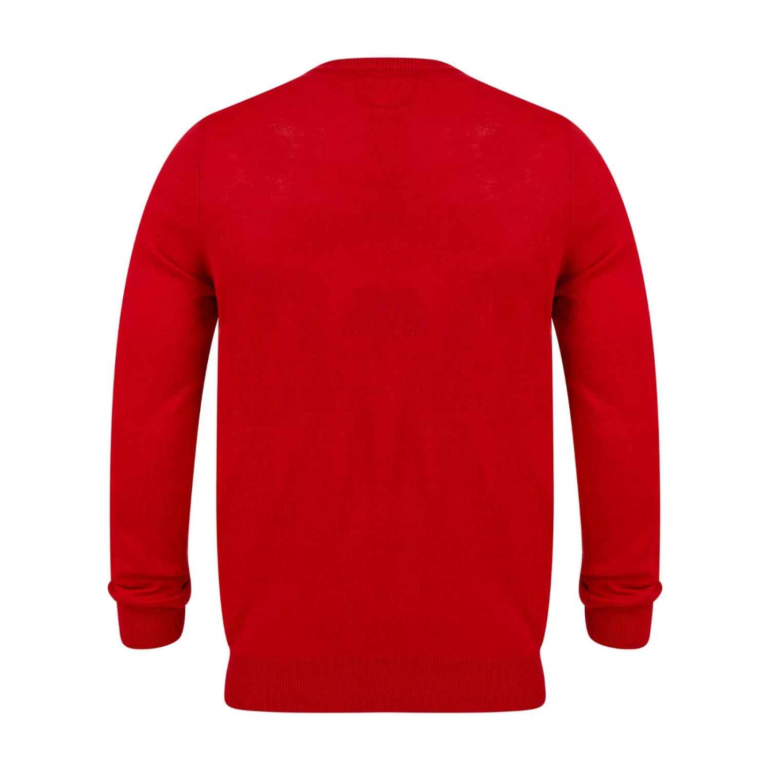 Mens LED Faux Fur Rudolph Argyle Christmas Jumper 4 Mens LED Faux Fur Rudolph Argyle Christmas Jumper - Image 2