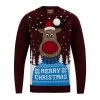 Mens Merry Reindeer Fluffy Rudolph Christmas Jumper -Christmas Decoration Shop SRG1A17540 A 1.opt