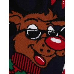 Kids Reindeer Christmas Jumper Cool Sunglasses Rudolph -Christmas Decoration Shop SRG2A17152 A 3.opt