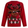 Kids Reindeer Christmas Jumper Cool Sunglasses Rudolph -Christmas Decoration Shop SRG2A17152 F 1.opt
