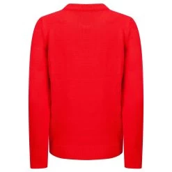 Ladies Christmas Jumper Polar Bear Ice Skating Red 9 Ladies Christmas Jumper Polar Bear Ice Skating Red -Christmas Decoration Shop SRG3A15865 A 2.opt