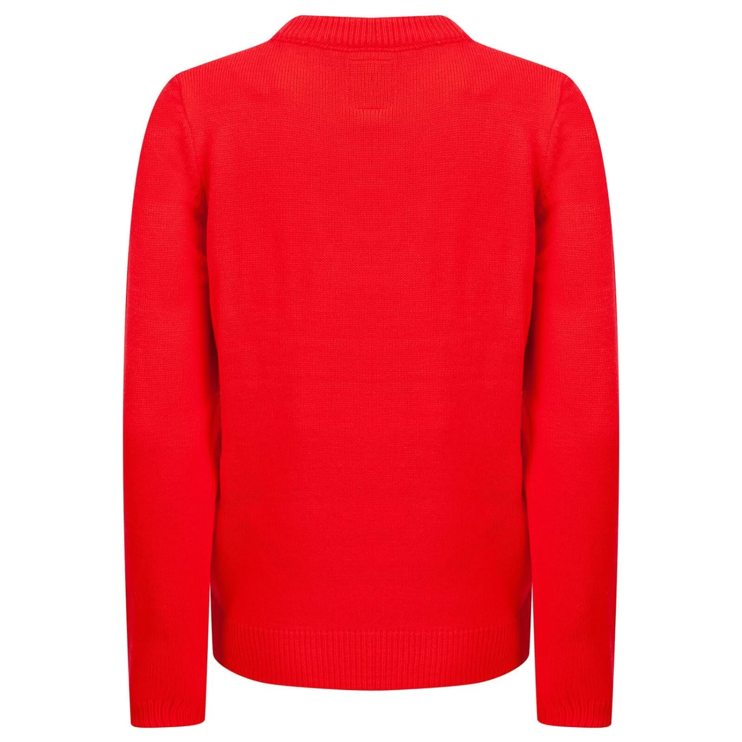 Ladies Christmas Jumper Polar Bear Ice Skating Red 6 Ladies Christmas Jumper Polar Bear Ice Skating Red - Image 4