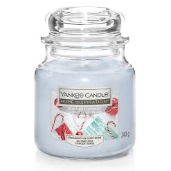 Yankee Candle Christmas Scent Medium Jar Festive 340g 60 Hours -Christmas Decoration Shop UBL1631520E opt