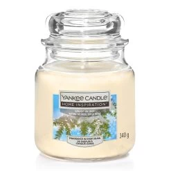 Yankee Candle Christmas Scent Medium Jar Festive 340g 60 Hours -Christmas Decoration Shop UBLYCE1278 opt