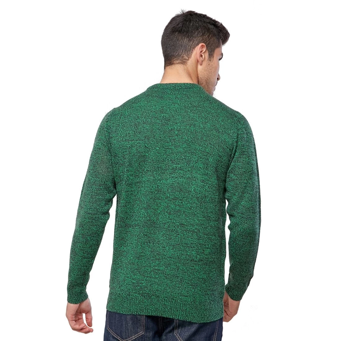 Mens Christmas Jumper Green Time For A Beer Bottles Party Fun 4 Mens Christmas Jumper Green Time For A Beer Bottles Party Fun - Image 2