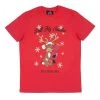Mens Christmas T-Shirt Rudeolph Reindeer Cracker Red Xmas Top -Christmas Decoration Shop VISMW06035RED 1600 1 57713.1541781297.1100.1100