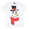 Mens White Christmas T-Shirt With Large Snowman Head Print -Christmas Decoration Shop VISMW06037WHT 1600 1 14739.1541781504.1100.1100