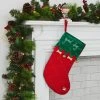 Good Dog Pet Christmas Stocking Red & Green Fabric With Bells -Christmas Decoration Shop XS3694 LS 1600 27148.1574696198.1100.1100