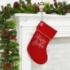 Merry Christmas Red Fabric Gift Present Stocking Cord Trim -Christmas Decoration Shop XS3698 LS 1600 95104.1574697187.1100.1100