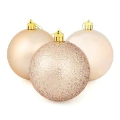 9 X 8cm Christmas Tree Baubles Matte Glitter Mirrored Styles -Christmas Decoration Shop XS5691 1600 1 min 28298.1605627734.1100.1100