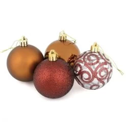 16 X 6cm Christmas Tree Baubles Swirl Matte Glitter Mirrored -Christmas Decoration Shop XS5698 1600 1 min 43847.1537961683.1100.1100