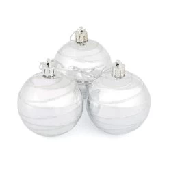 10 X 6cm Shiny Mirrored Swirl Pattern Christmas Tree Baubles -Christmas Decoration Shop XS5706 1600 1 min 50330.1536046876.1100.1100
