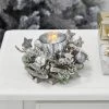 Round Wooden Tealight Candle Holder Christmas Decoration -Christmas Decoration Shop XS5766 LS 1 opt