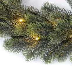 6ft Pre-Lit Green Christmas Garland Indoor/Outdoor With Timer -Christmas Decoration Shop XS5786 1600 2 58112.1541426812.1100.1100