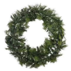 Christmas Wreath Large Pre-Lit 160 Lights Green Pine 1.2m (4ft) -Christmas Decoration Shop XS5822 1600 2 94515.1540816312.1100.1100