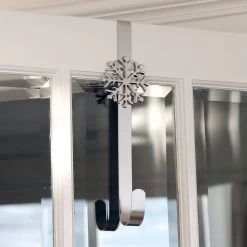 Christmas Wreath Hanger Snowflake Silver Metal Door Hook 35cm 8 Christmas Wreath Hanger Snowflake Silver Metal Door Hook 35cm -Christmas Decoration Shop XS5834 life 1600 2 64395.1543313939.1100.1100