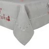 Grey Merry Christmas Fabric Tablecloths / Napkins Xmas Decoration -Christmas Decoration Shop XS5850 1 1 copy 12703.1541505447.1100.1100