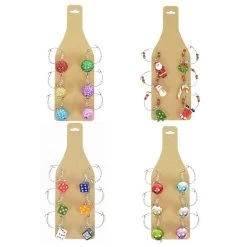 Set Of 6 Novelty Glass Charms Party Wine Cocktails Gin Gift -Christmas Decoration Shop XS5979 Master 1600 1 opt 57618.1586166992.1100.1100