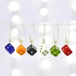 Set Of 6 Novelty Glass Charms Party Wine Cocktails Gin Gift -Christmas Decoration Shop XS5982 1600 2 opt 36728.1586168343.1100.1100