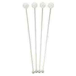 Set Of 4 Swizzle Sticks Cocktail Stirrers Stainless Steel -Christmas Decoration Shop XS5989 1600 2 opt 59900.1586163612.1100.1100